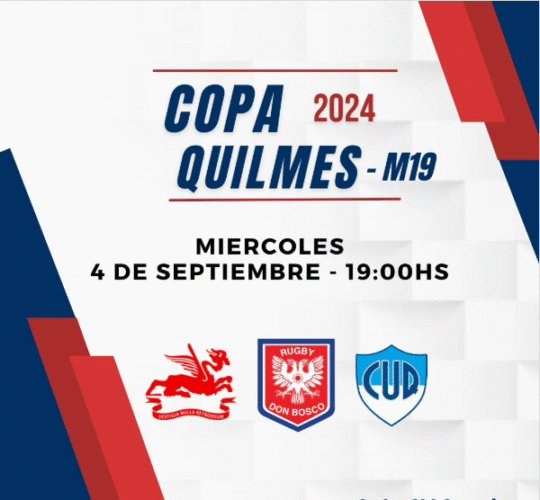 LA COPA CIUDAD DE QUILMES QUEDO EN CASA
