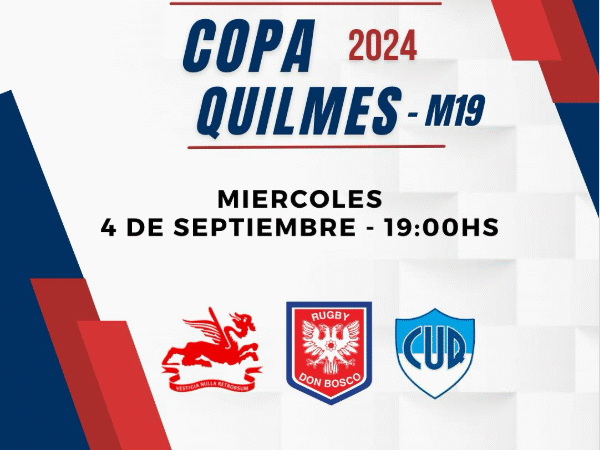 LA COPA CIUDAD DE QUILMES QUEDO EN CASA
