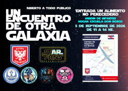 Folleto del evento Un Encuentro de Otra Galaxia — Don Bosco Rugby, 5 de septiembre de 2026