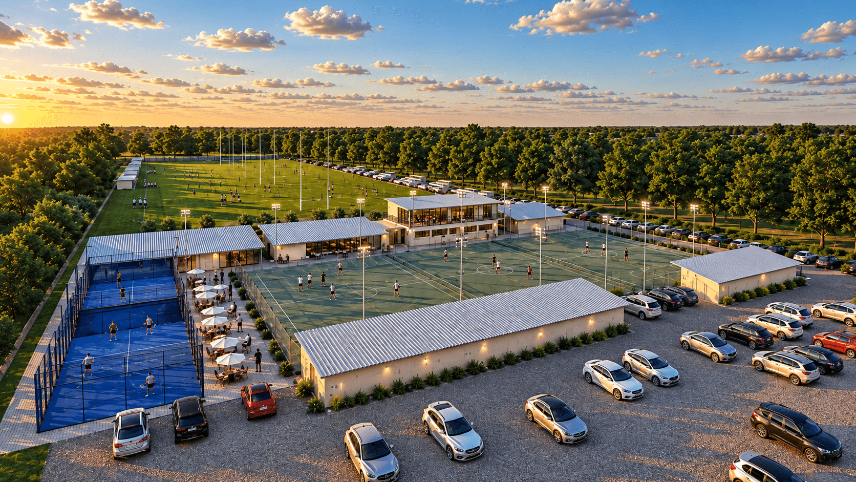 Futuro del predio de Bernal: campos de rugby, espacios sociales y canchas proyectadas en el Master Plan Don Bosco.